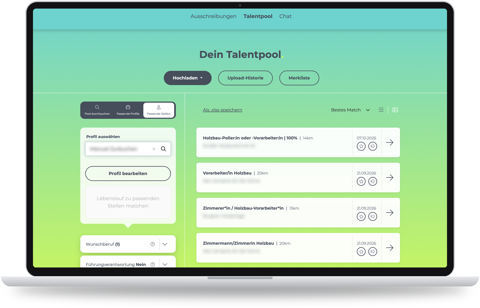 Ihr intelligentes Talentpool Managementsystem