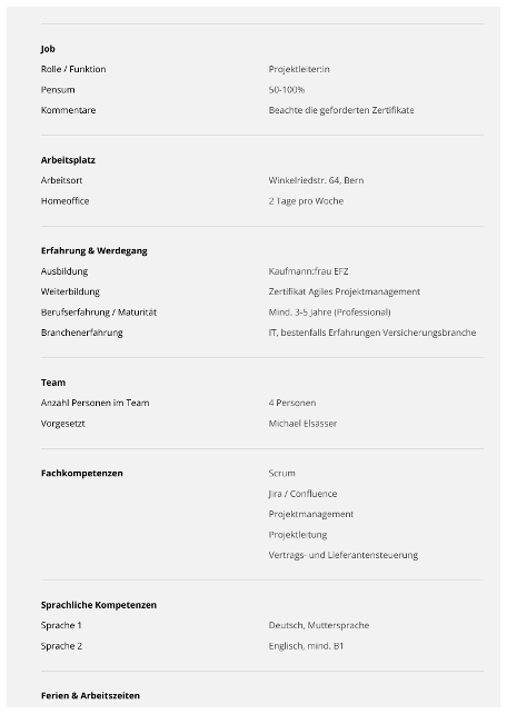 Anforderungen definieren